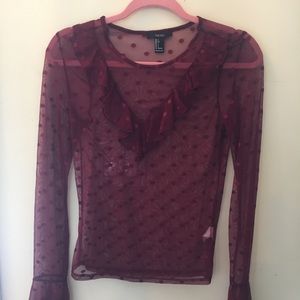 F21 Mesh Long Sleeve!